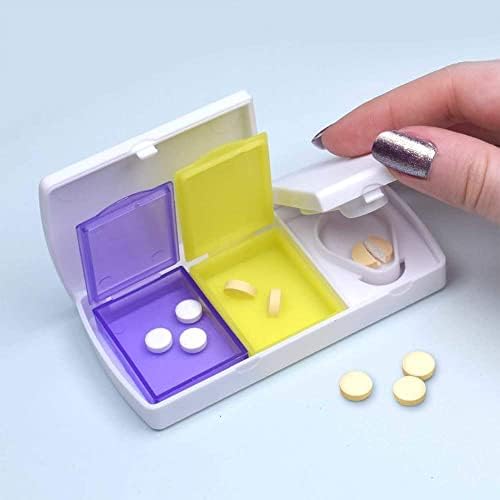 Caixa de comprimidos de 'Football Mouse' com divisor de tablets