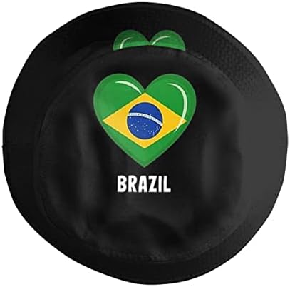 Moda Brasil Brasil Brasileira Chapéu de balde larga Brimeia UV Captrines de sol chapéu boonie chapéus ao ar