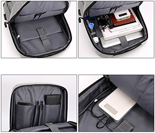 Laptop Backpack Anti-roubo Trabalho de trabalho Backpacks de viagens com porto de carregamento USB, resistência