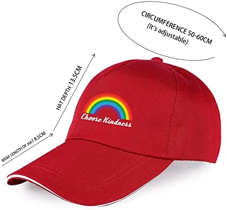 Cap de beisebol personalizado Nibana, chapéu de beisebol ajustável unissex com texto/nome ou logotipo