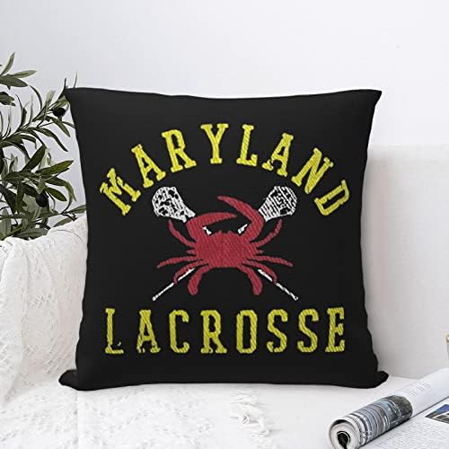 Maryland Crab Lacrosse Square Proachwle Tampa 12 x12 Sofá em casa travesseiro decorativo