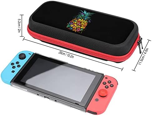 Caixa de transporte de abacaxi colorida para sacola impressa compatível com a caixa de armazenamento Nintendo