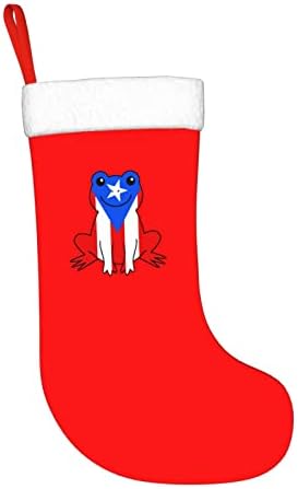 Cutedwarf Porto Rico Fropo Christma meias de Natal Decorações de árvores de Natal Meias para Festas de Férias
