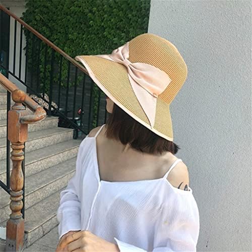 Adquirir verão chapéus de sol arco senhoras largura chapéu feminino redondo top panamá palha de palha de praia