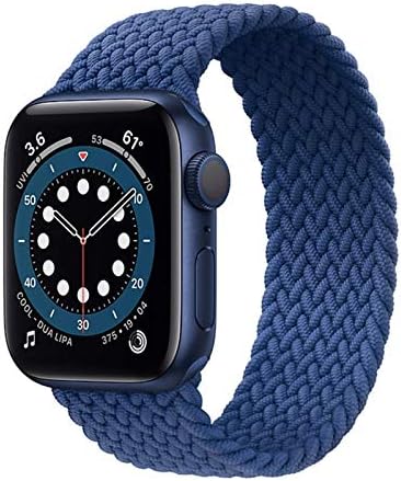 Linshen Watchbands Compatível para Apple Watch SE Série 6 Bandas, Apple Watch 42mm 44mm Toca solo Solon Strap