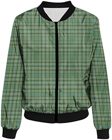Teen Girl Sports Jackets de manga longa Zip casual casaco de casaco de outono de outono pescoço de pescoço
