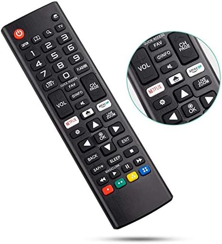 Controle remoto universal para controle remoto de TV inteligente LG Todos os modelos LCD LED 3D HDTV SMART