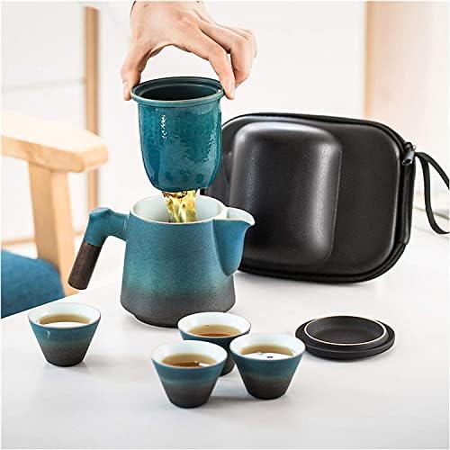 Razzum Chinese Gongfu Conjunto de chá de cerâmica Conjuntos de chá Classic Kungfu Conjunto de chá portátil de chá