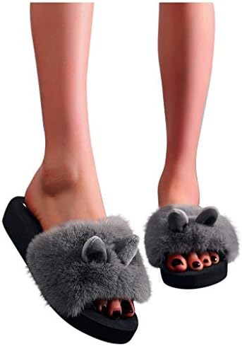 Flippers de Beiousalie para mulheres deslizamentos respiráveis ​​em chinelos para mulheres Roman Tamanho grande