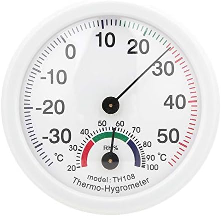 Medidor de umidade da temperatura, mini higrômetro Thermo Analog Indoor, Ferramenta de medição de temperatura