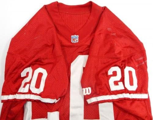 No final dos anos 80, no início dos anos 90, o jogo San Francisco 49ers 20 usou camisas Red Red 751 -