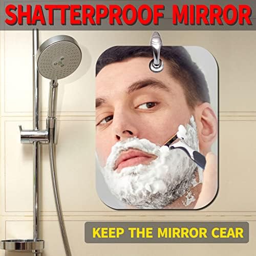 Espelho de chuveiro Miro -Miro para barbear, espelho de mão para homens e mulheres e espelhos de viagem