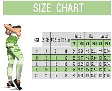 Levante calças de ioga Pontas de impressão Boa calça Pilates Leggings femininas Paddystripes verdes