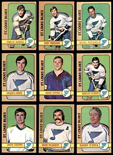 1972-73 O-PEE-Chee St. Louis Blues, perto da equipe, colocou o St. Louis Blues VG+ Blues