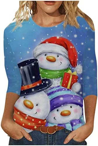 Mamãe moletons para mulheres Crewneck Camisetas de manga longa Feliz Natal para meninas Roupas de inverno