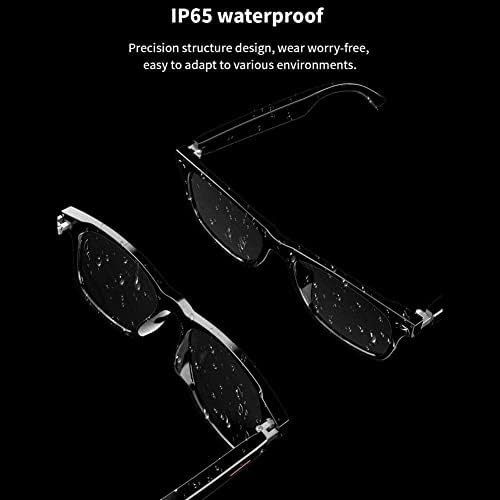 Ayffdiyi 1 PCS Bluetooth Audio Glasses Smart Glasses Intercambienclea Frames abertos ouvidos Alto -falantes