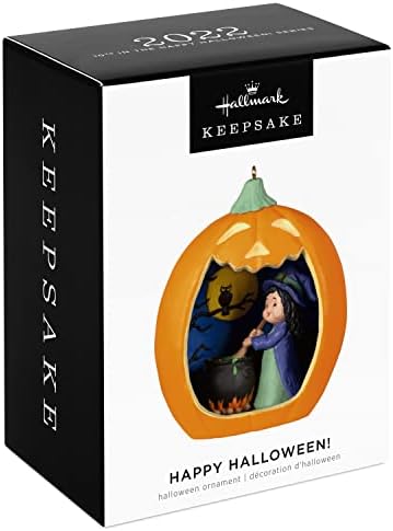 Hallmark Keetake 2022, Luzes de corda de abóbora em miniatura de Halloween, 9,5 '