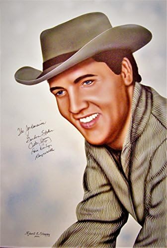 Pintura de Elvis Presley