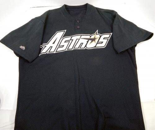 1994 Houston Astros 3 Game usou Black Jersey Astrodome Patch NP Removido 48 96 - Jerseys MLB