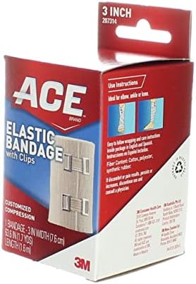 Ace Bandage com clipes EZ3 x 5,3ft