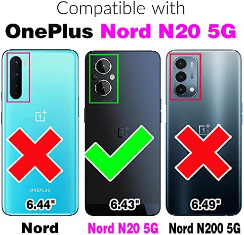 Compatível com o OnePlus Nord N20 5G Cobertura móvel com suporte de suporte vertical por suporte