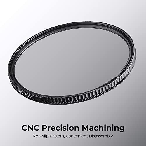 Filtro de polarizadores circulares de 49 mm, K&F Concept 49mm Filtro de polarizador circular HD