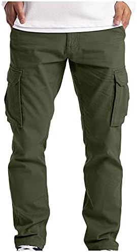 Calça de carga esportiva de wenkomg1 para homens trabalhos luxuosos calças folgadas calças de moletom