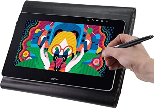 Broonel Leather Graphics Tablet Folio Case - Compatível com Huion A4 LED Light Pad