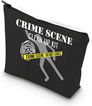 Xyanfa forense Cosmetic Bag Crime Cenário Presente CSI Presente Forense Science Last Responder Crime