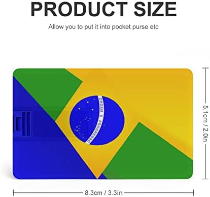 Bandeira brasileira USB Drive Flash Drive personalizado Drive de memória Stick Stick Usb Key Gifts