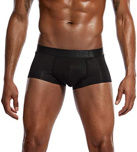 Masculino boxers de algodão bolsa boxer boxer impressa cuecas bulge shorts resumos homens homens letra sexy