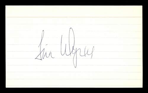Jim Wynn autografou 3x5 Índice Card Houston Astros, Los Angeles Dodgers SKU 174290 - assinaturas de corte