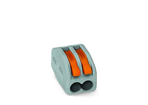 222-412 | Conector de emenda de alavanca-Nuts® WAGO | Para condutores sólidos e encalhados |