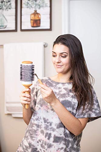 Limpador de escova de cabelo Grannaturals - Design de ancinho para picareta e quebra de pentes e escovas