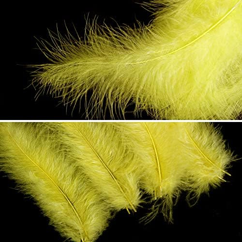 THARAHT 100pcs Fluffy Turkey Marabou Feathers 4-6 polegadas para artesanato decoração de apanhador de sonho