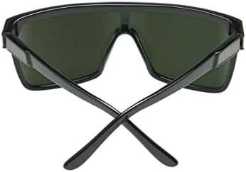 Óculos de sol Optica de espião Flynn preto preto preto com lente verde cinza feliz