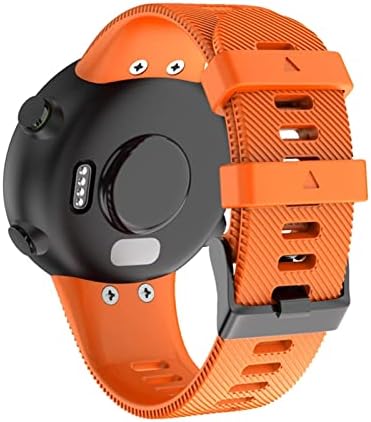 18mm 20mm de relógio inteligente de silicone de 20 mm para Garmin Forerunner 45 Watch Sport pulse Strap for