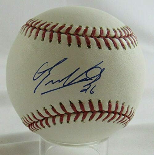 Eduardo Nunez assinou autograph Autograph Rawlings Baseball B116 III - Bolalls autografados