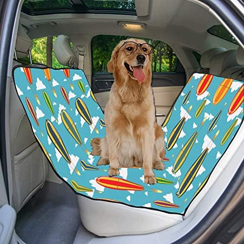 Capa de assento de cão enevotx personalizado balão de desenho animado