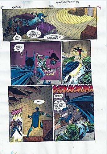 Batman Comics 512 Arte da produção Página original 18 ADRIENNE ROY