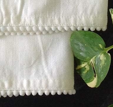 Taran Living White Kitchen Toalhas Conjunto - 18 x 28 polegadas, embalagem de 6 toalhas de chá de tecido