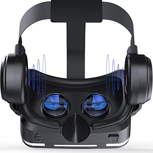 VR Glasses Reality Virtual Headset Game 3D óculos com fones de ouvido ShineCom Spot
