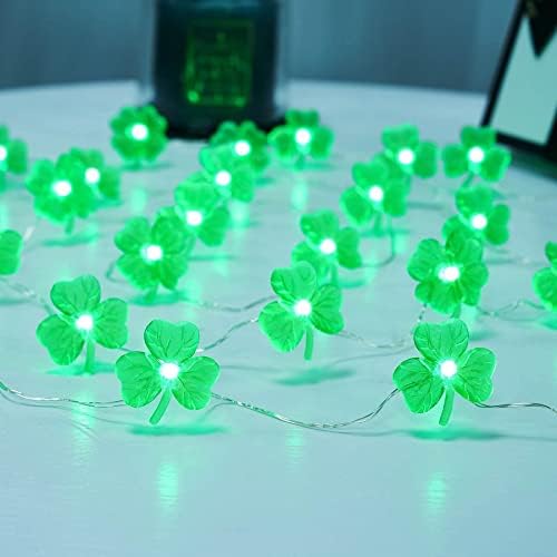 Luzes de fada de decoração irlandesa de São Patrício, luzes de fada de fada e luz de fada decorativa