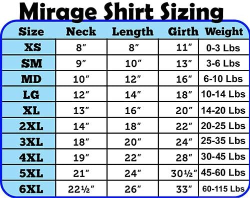Mirage Pet Products Propriedade de 16 polegadas de camisas de impressão de tela do Polo Norte para animais de