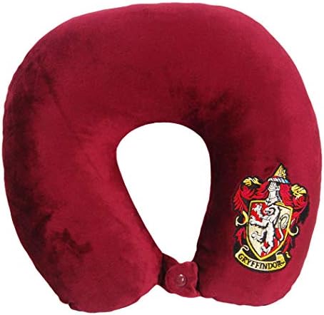 Harry Potter, House Gryffindor Aplique Travel Neck Pillow, 12 x 13 x 3 , multi color