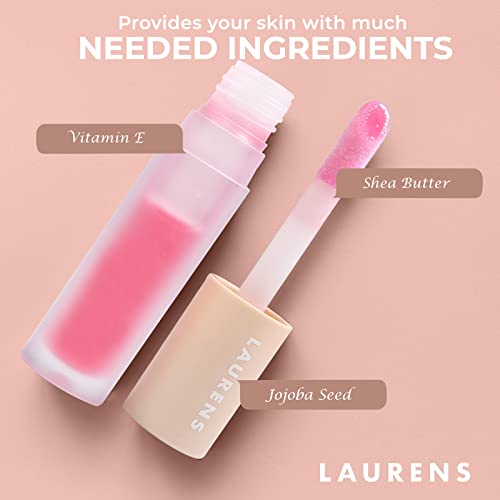 Óleo labial colorido da cuidados com a pele de Laurens-Ultra-hydrating Lip Care Oil com manteiga