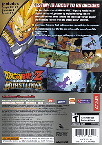 Dragonball Z Burst Limit com DVD de bônus