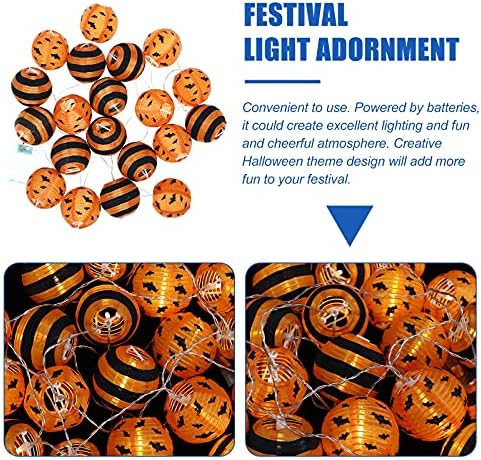 1pc Halloween Lantern String Light Festival Creative Festival String Decoração Decoração de casa para festa de celebração