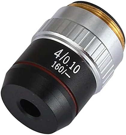 Kit de acessórios para microscópio para adultos 4x 10x 40x 100x lente objetiva achromatic, microscópio