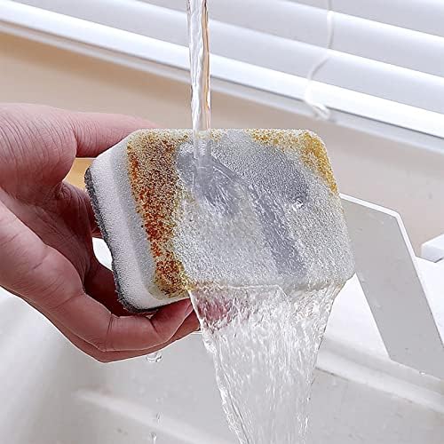 Escova de escova de celulares pesados ​​Espponose esponja de esponja dupla esponja de lavar louça para cozinha